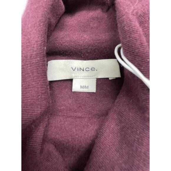 NWT $125 Vince Women's Sleeveless Turtleneck Top Merlot Burgundy Size Medium - Picture 4 of 9